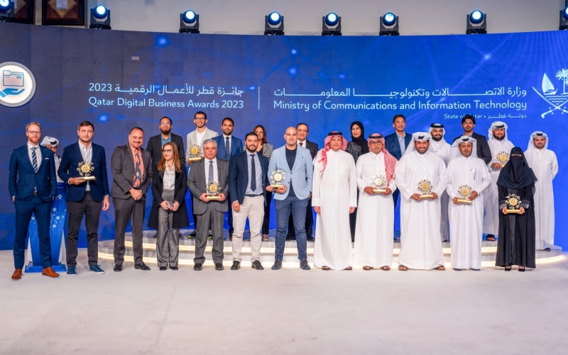 وزارة الاتصالات وتكنولوجيا المعلومات تعلن عن الفائزين بجائزة قطر للأعمال الرقمية 2023